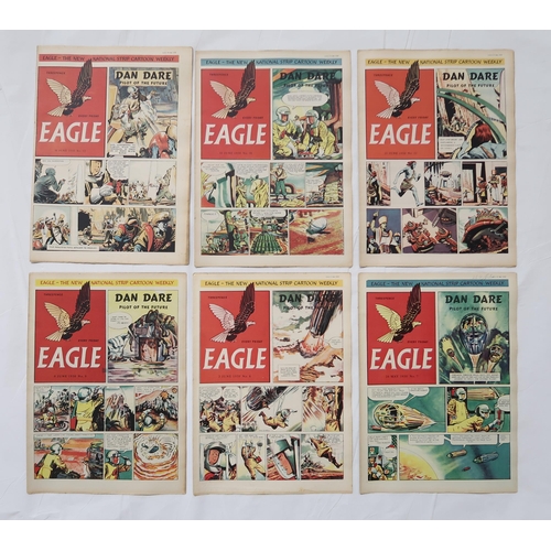 521 - EAGLE VOL 1. (1950) Complete run of 1-52, featuring The interplanetary adventures of Col. Dan Dare, ... 