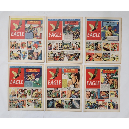 523 - EAGLE VOL. 4 (1953) complete run, 1-38, EAGLE VOL. 5 (1954) missing 1, 12, 13, 15, 24-52 (76)