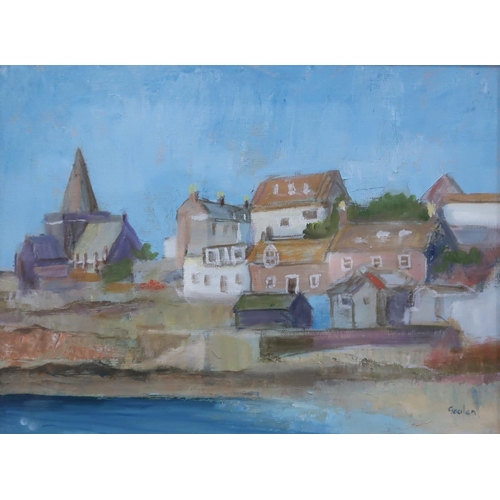 960 - DELNY GOALEN (SCOTTISH 1932-2023) ST MONANS CHURCH Oil on canvas, signed lower right, 27 x... 