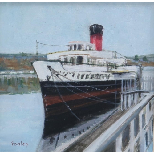 961 - DELNY GOALEN (SCOTTISH 1932-2023) MAID OF THE LOCH Oil on canvas, signed lower left, 28 x ... 