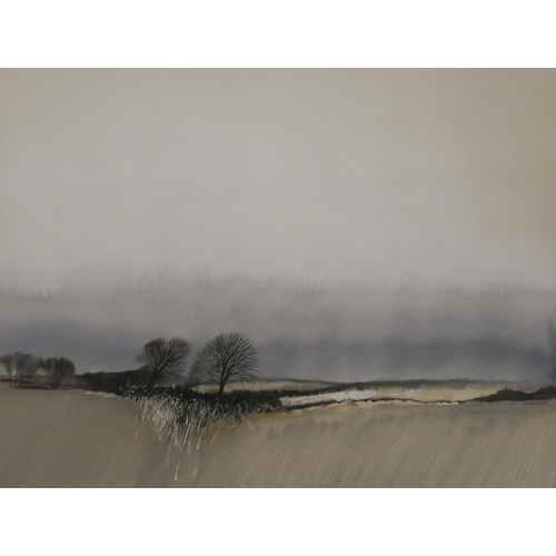 972 - DONALD SHANNON (SCOTTISH 20THC) WINTER LANDSCAPE Gouache, signed lower right, 33.5 x 44cm... 