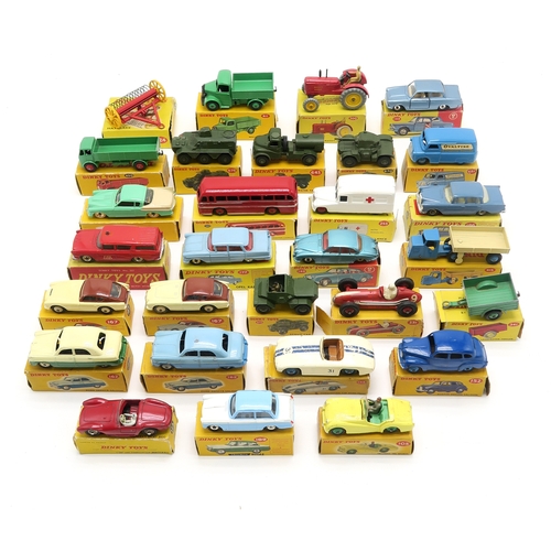 2615A - A COLLECTION OF BOXED DINKY TOYS MODEL VEHICLESComprising 162 Ford Zephyr Saloon (x2: 1 red, 1 blue)... 