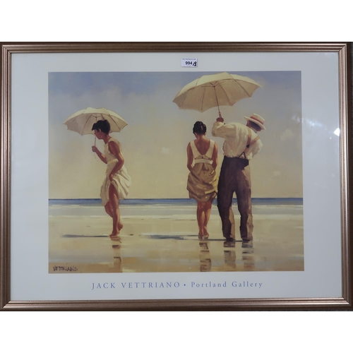 994 - AFTER JACK VETTRIANO (SCOTTISH b.1951) MAD DOGS  Print multiple, 47 x 61cm Together with 2 similar, ... 