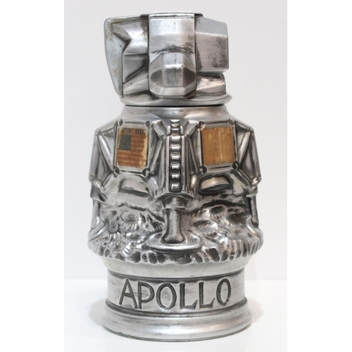 153 - A rare McCoy pottery (USA) Apollo Age cookie jar, modelled as the Lunar Module