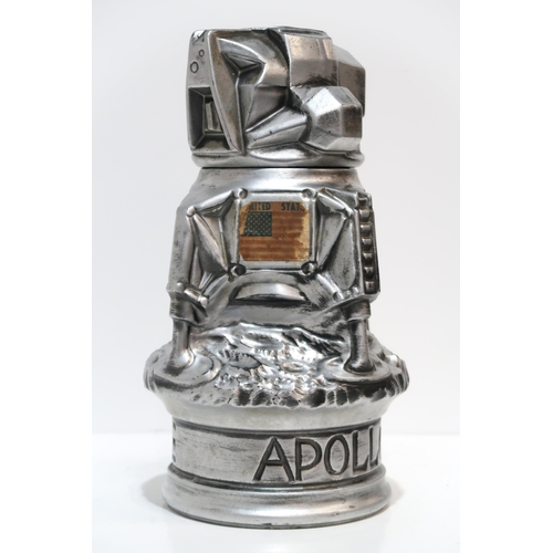 153 - A rare McCoy pottery (USA) Apollo Age cookie jar, modelled as the Lunar Module