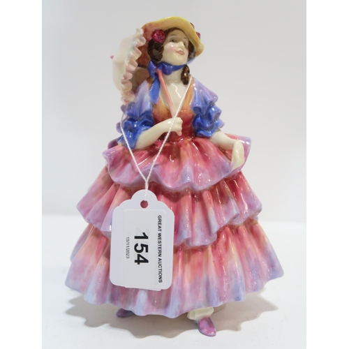 154 - A Royal Doulton figure The Hinged Parasol HN1579