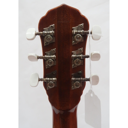 282 - An Eko six string guitar banjo, gitjo banjitar, stamped made in Italy to the headstock with a soft c... 