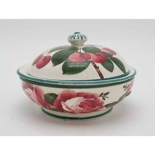 2170 - A COLLECTION OF WEMYSS CHERRY PAINTED POTTERYincluding a bowl, 19.5cm, a rectangular tray, 26cm long... 