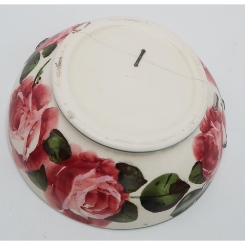 2170 - A COLLECTION OF WEMYSS CHERRY PAINTED POTTERYincluding a bowl, 19.5cm, a rectangular tray, 26cm long... 