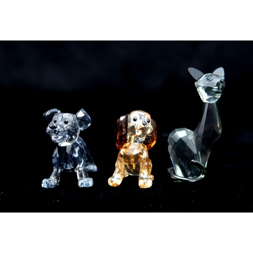 2204 - SWAROVSKI CRYSTAL WALT DISNEY CHARACTERS FROM LADY AND THE TRAMPincluding Lady, Tramp, Danielle, Sca... 