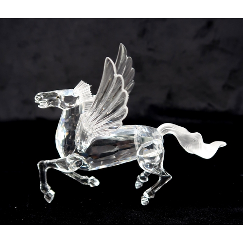 2210 - THE SWAROVSKI CRYSTAL FABULOUS CREATURES TRILOGY OF FIGUREScomprising Unicorn designed by Martin Zen... 