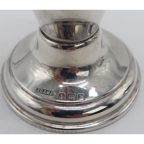 2409 - AN AMERICAN STERLING SILVER BRANDY SAUCEPANby Black, Starr & Gorham, marked sterling 37, with a ... 