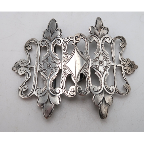 2419 - A SET OF SIX ART NOUVEAU STERLING BUTTONSmaker's mark TD, stamped sterling with Diamond registration... 