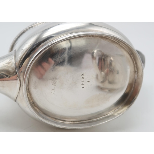 2425 - A GEORGE V BACHELORS SILVER TEA SERVICEby Martin Hall & Co, Sheffield 1915, of oval form, with b... 