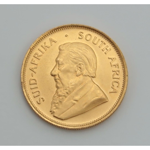 2484 - SOUTH AFRICA 1/2 OUNCE KRUGERRANDObverse; Bust of Paul Kruger left adapted from the design of Otto S... 