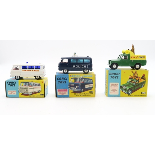 2610 - A COLLECTION OF BOXED CORGI TOYS MODEL VEHICLES Comprising 407 Smiths 