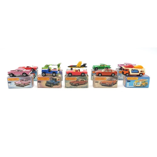 2612 - A COLLECTION OF BOXED LESNEY MATCHBOX SUPERFAST 1-75 SERIES MODEL VEHICLESComprising 1 Dodge Challen... 