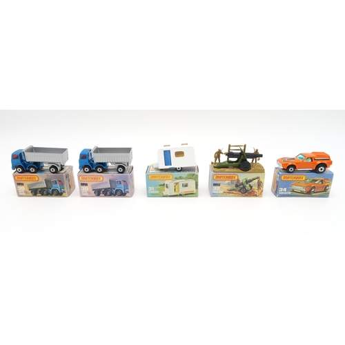 2613 - A COLLECTION OF BOXED LESNEY MATCHBOX SUPERFAST 1-75 SERIES MODEL VEHICLESComprising New 30 Artic Tr... 