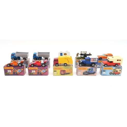 2613 - A COLLECTION OF BOXED LESNEY MATCHBOX SUPERFAST 1-75 SERIES MODEL VEHICLESComprising New 30 Artic Tr... 