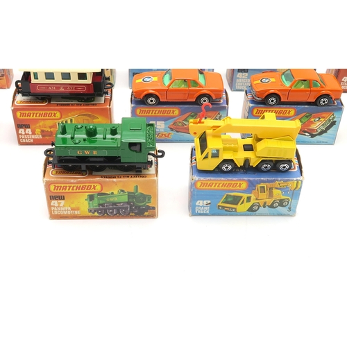 2613 - A COLLECTION OF BOXED LESNEY MATCHBOX SUPERFAST 1-75 SERIES MODEL VEHICLESComprising New 30 Artic Tr... 