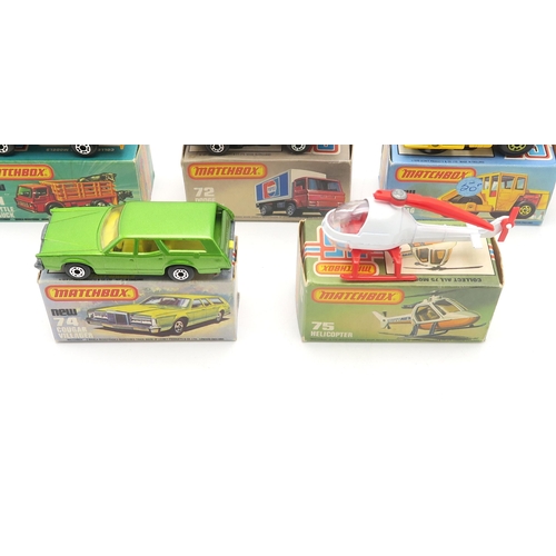 2614 - A COLLECTION OF BOXED LESNEY MATCHBOX SUPERFAST 1-75 SERIES MODEL VEHICLESComprising, 50 Harley Davi... 