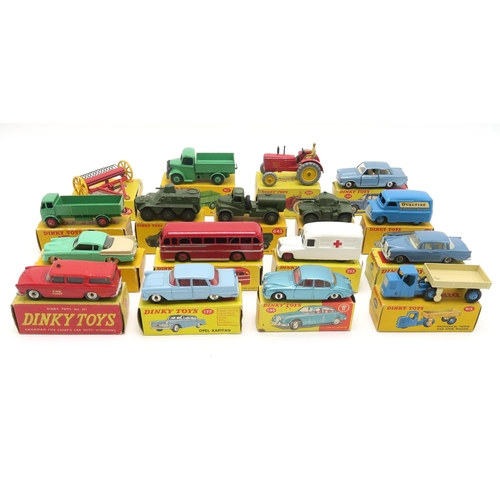 2615A - A COLLECTION OF BOXED DINKY TOYS MODEL VEHICLESComprising 162 Ford Zephyr Saloon (x2: 1 red, 1 blue)... 