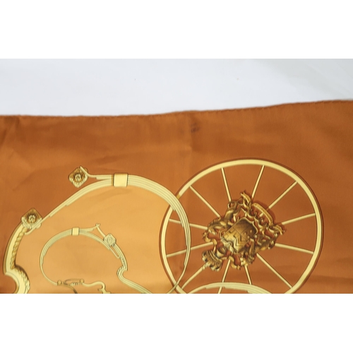 2617 - HERMES; A SILK SCARF'Springs', designed by Phillipe Ledoux, with original box, approx 88 x 90cm, ano... 