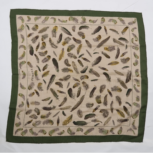 2617 - HERMES; A SILK SCARF'Springs', designed by Phillipe Ledoux, with original box, approx 88 x 90cm, ano... 