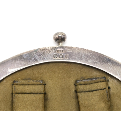 2620 - AN EARLY-20th CENTURY EDINBURGH SILVER-MOUNTED BUCKSKIN SPORRAN AND CORRESPONDING KILT BELTThe cantl... 