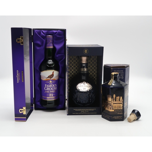 2684 - FAMOUS GROUSE 21 YEAR OLD 100% Blended Malt Scotch Whisky 43% vol 700ml,DOUGLAS LAING Glas... 