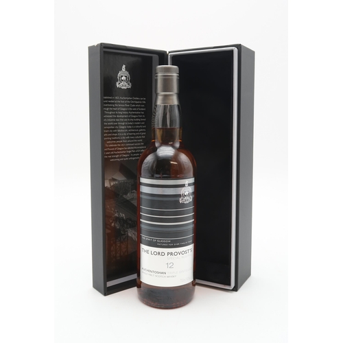 2687 - AUCHENTOSHAN 12 YEARS OLD The Lord Provosts Special Reserve Triple Distilled Single Malt Scotch Whis... 