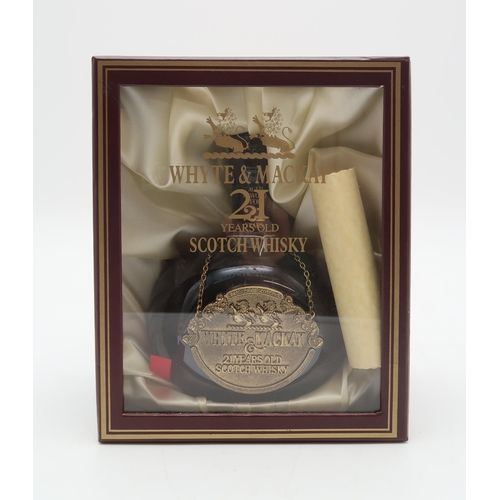 2688 - WHYTE & MACKAY 21 YEAR OLD SCOTCH WHISKY Blended Scotch Whisky Aged in Oak Casks For 21 Years 43... 