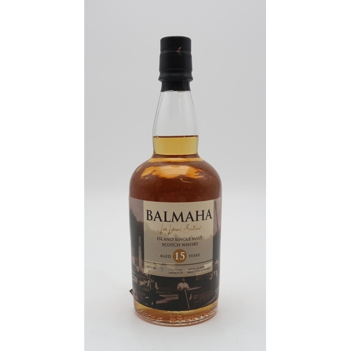 2689 - BALMAHA AGED 15 YEARS Island Single Malt Scotch Whisky Loch Lomond 57.1% vol 70cl Bottle Number 7 of... 