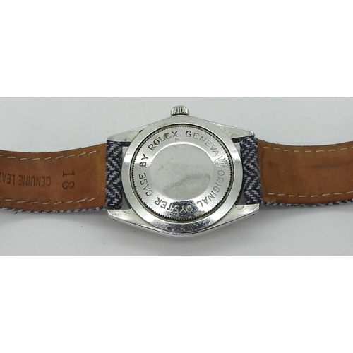 2931 - A TUDOR PRINCE OYSTERDATErotor self winding, with stainless steel case, diameter 3.3cm. With white d... 