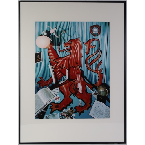 3009 - CALUM COLVIN OBE RSA (SCOTTISH B.1961)ENGLAND'S VIEW OF SCOTLAND (LION RAMPANT)Cibachrome print, 69.... 