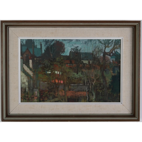 3014 - WILLIAM BIRNIE RSW (SCOTTISH 1929-2006)KILBARCHANOil on board, signed lower right, 17.5 x 28cm (7 x ... 