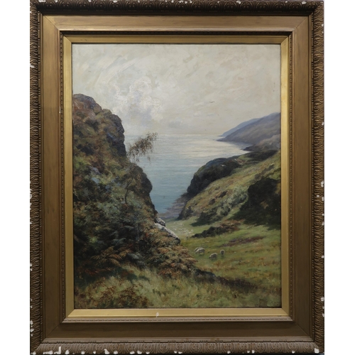 3034 - JOHN A HENDERSON TARBET (SCOTTISH C1865-1937)SEPTEMBER MORNING LOCH FYNE Oil on canvas, signed lower... 