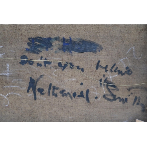 3050 - NATHANIEL SMITH (SCOTTISH 1916-1973)STILL LIFEOil on canvas, signed lower right, signed and inscribe... 