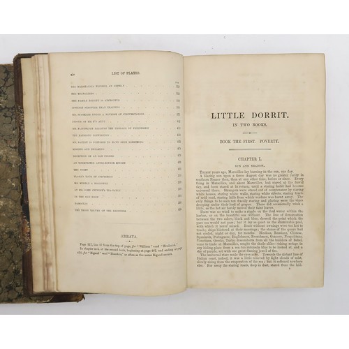 2513 - DICKENS, CHARLES LITTLE DORRITBrowne, Hablot K. (illus.) Bradbury & Evans (pub.), London, 1857, ... 