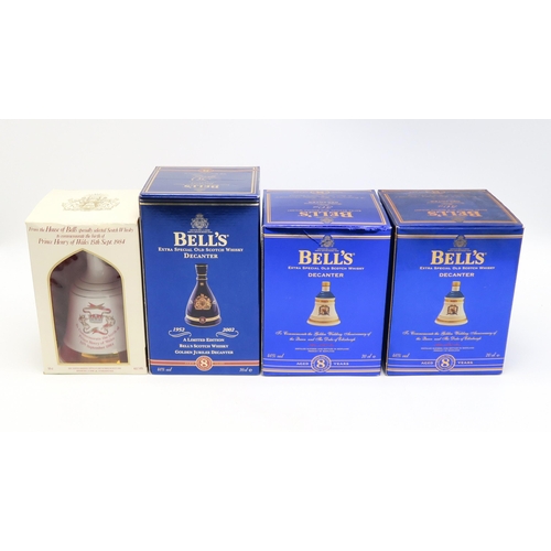 2680D - BELL'S BLENDED SCOTCH WHISKY IN WADE DECANTERSQueen's Golden Jubilee 50 Years 1952-2002 70cl / ... 