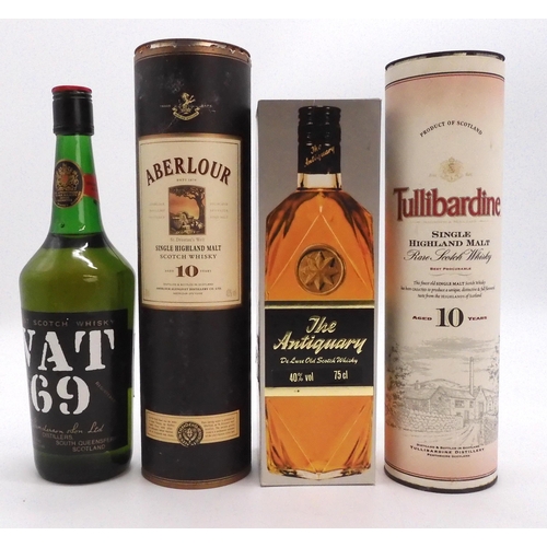 2690A - TULLIBARDINE 10 Year Old Single Highland Malt Whisky 70cl e 40% volVAT 69 Finest Scotch Whisky 26 2/... 