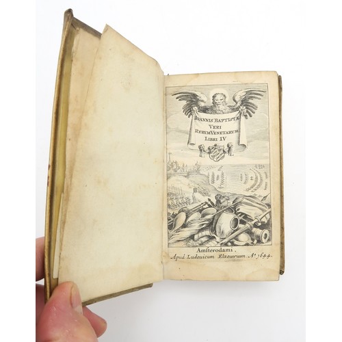 2507 - A COLLECTION OF 17th CENTURY VOLUMES BOUND IN VELLUMCluverii, Philippi Introductionis in Universam G... 