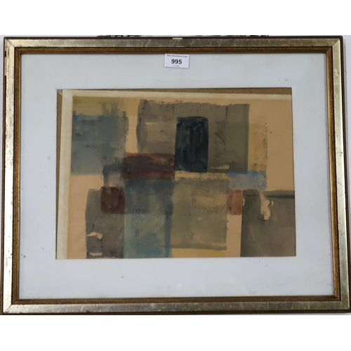 995 - JOHN BALLANTYNE (CONTEMPORARY SCHOOL) UNTITLED Watercolour, signed lower left, 26 x 37cm... 