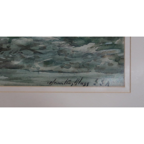 998 - JOHN HAMILTON GLASS (SCOTTISH 1820-1885) Watercolour, signed lower right, 33 x 48cm Togeth... 