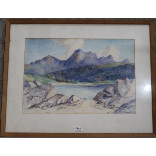 998 - JOHN HAMILTON GLASS (SCOTTISH 1820-1885) Watercolour, signed lower right, 33 x 48cm Togeth... 