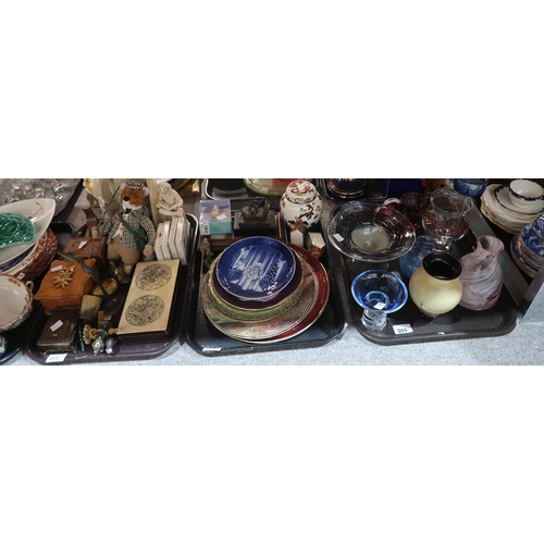 205 - Assorted decorative ceramics, glass and other items