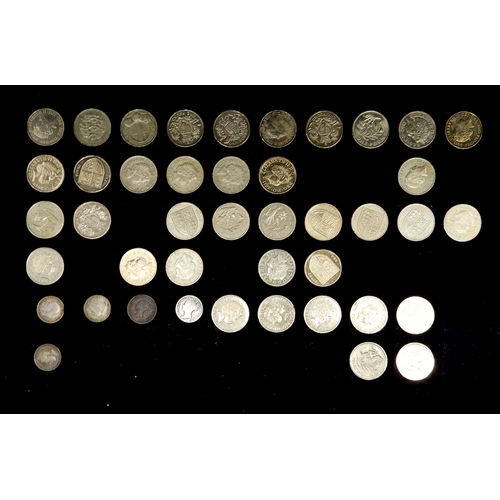 445 - Coins, Banknotes and Tokens.A collection of GB and worldwide coins in four collectors cases to inclu... 