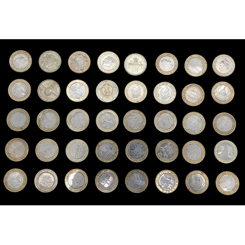 445 - Coins, Banknotes and Tokens.A collection of GB and worldwide coins in four collectors cases to inclu... 