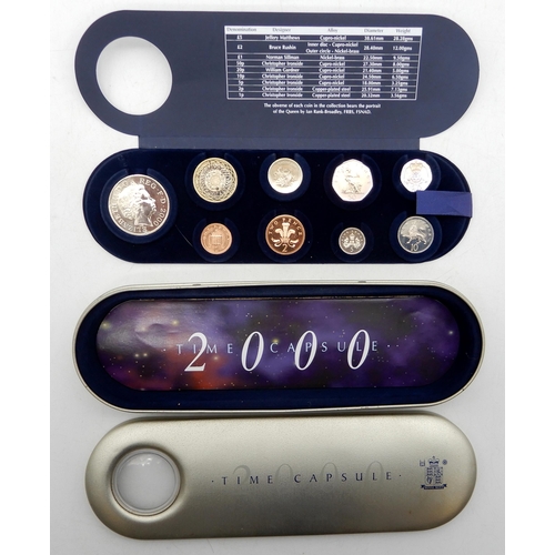 446 - ROYAL MINT COMMEMORATIVE COIN SETS to include the 2000 Time Capsule Uncirculated Tin Set, The 2014 U... 