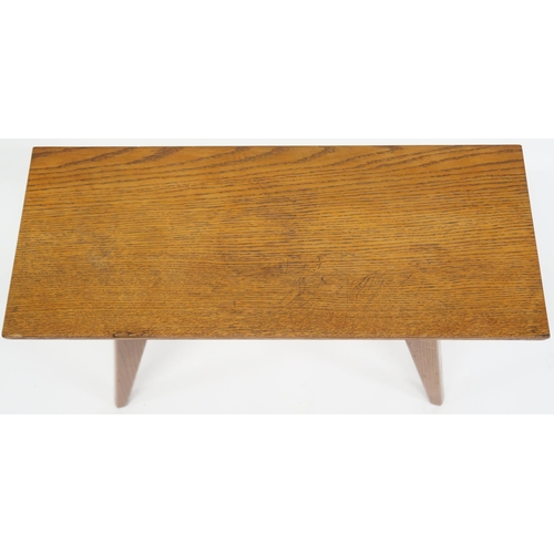 94 - A 20th century oak occasional table 